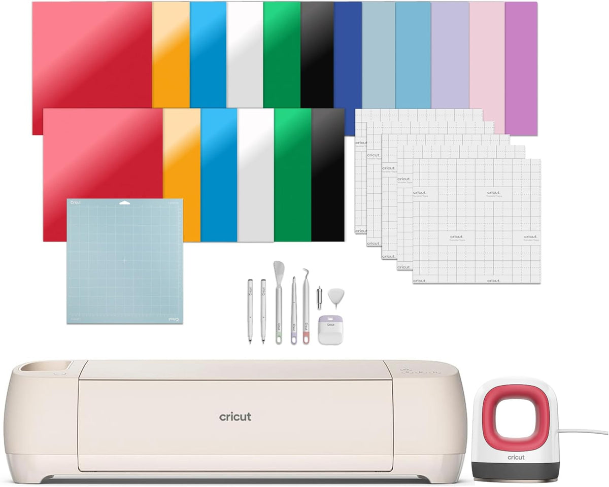 Cricut Stanzer, Explore 4 Essentials-Paket Mit EasyPress