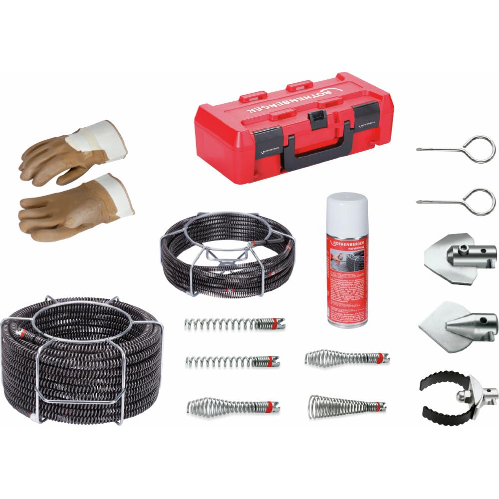 Rothenberger Werkzeugset,   Spiralen-/Werkzeugset Standard ohne Führungsschlauch, 16-22mm