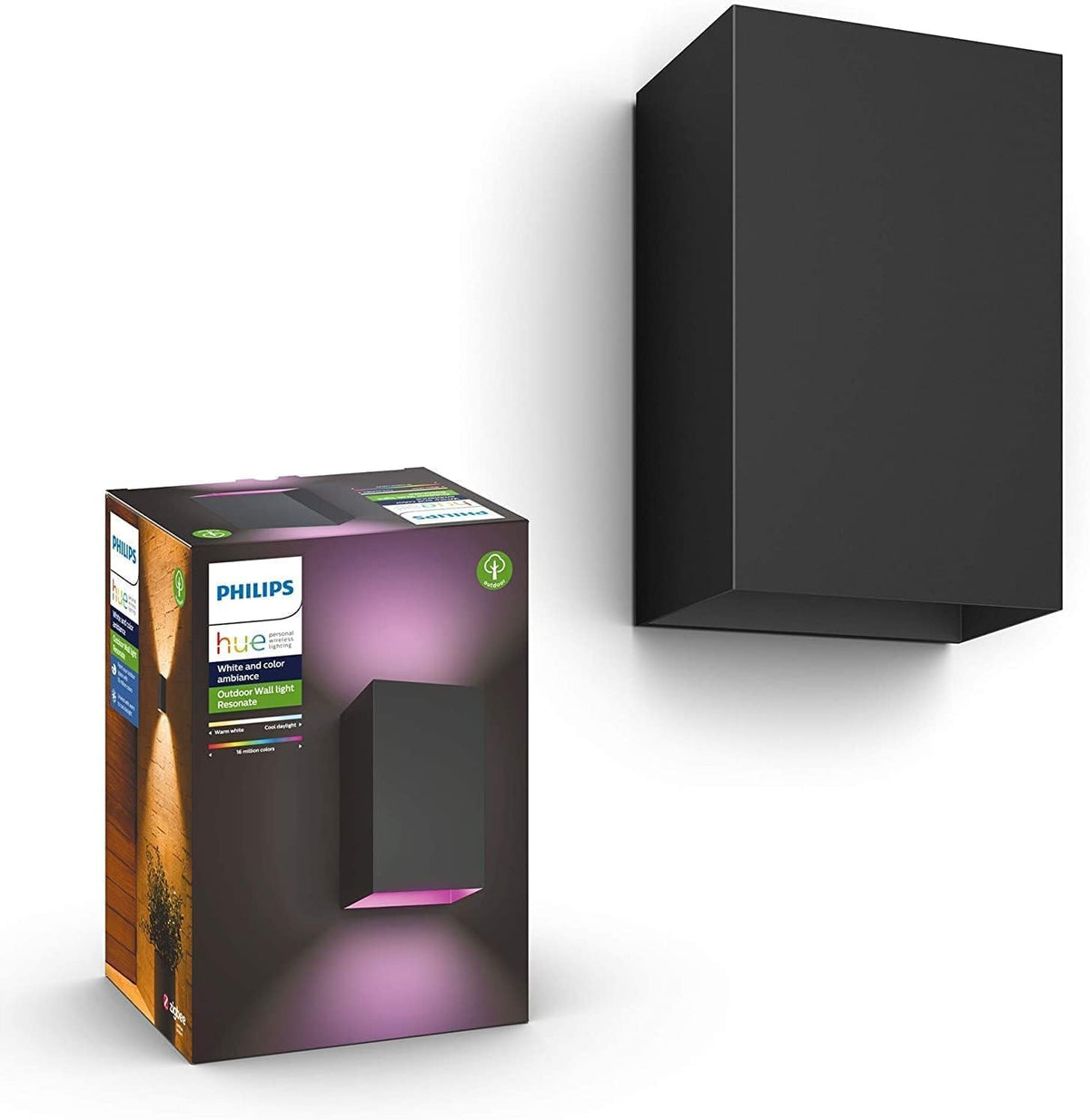 Philips Hue Wandleuchten, Schwarz