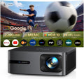 WiMiUS Beamer, 4K für Google TV 14.0 & Gemini, 2200 ANSI, MEMC, 40W Dolby Audio, HDR10, Smart Outdoor Beamer 4K Heimkino mit Auto KI-Bildanpassung