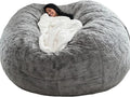 Sofa 1 5 1 8 2 1 Riesiger Sitzsack-Stuhl m m m Erwachsenen-Sitzsack-Stuhlbezug aus bequemem Fell für ein übergroßes flauschiges