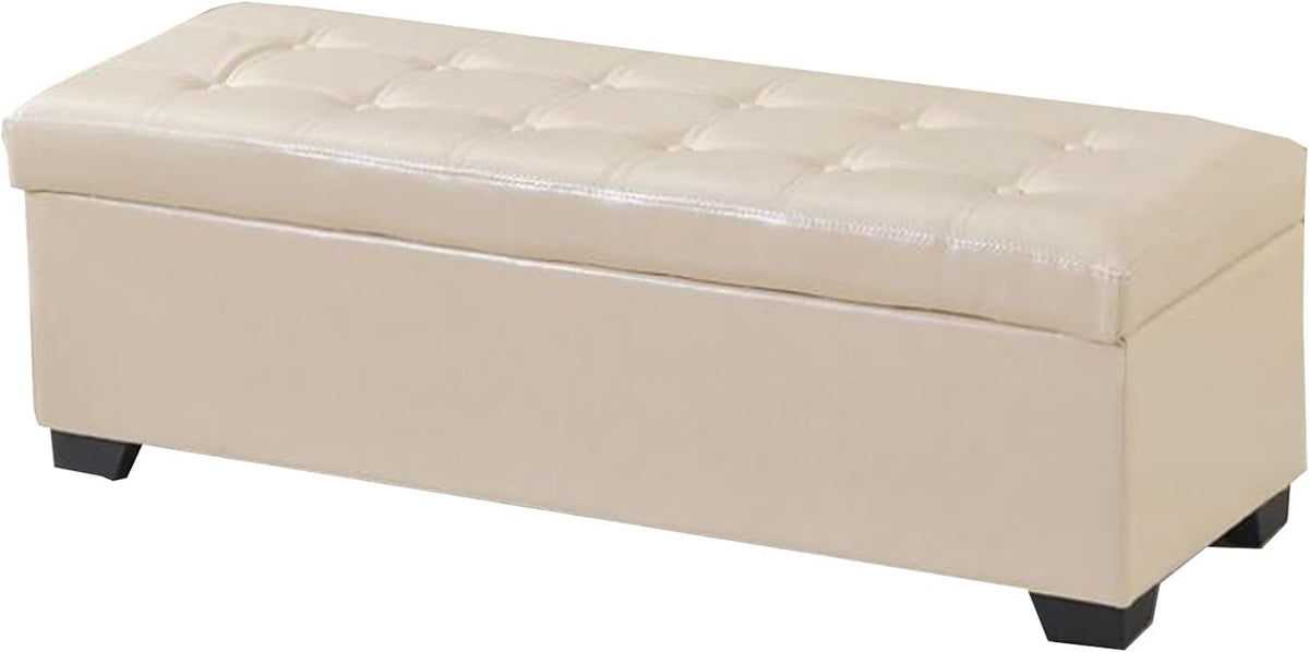 Sofa Aufbewahrungsbank, Hocker für Schlafzimmer, L-förmig, PU-Leder, Schuh-Wickelbank für Hal ay, stilvolle Bettende, Ottomane, Aufbewahrungssitz
