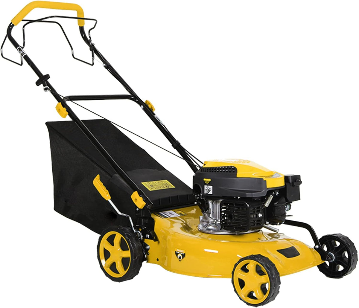 AMYYTL Handgeführte Rasenmäher, tragbare, 60 l mit 144 cc Ohv 4-Takt-Motor