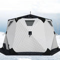 XUXIAO Hexagon Eisangeln, Shelter, zum Wandern Weiß