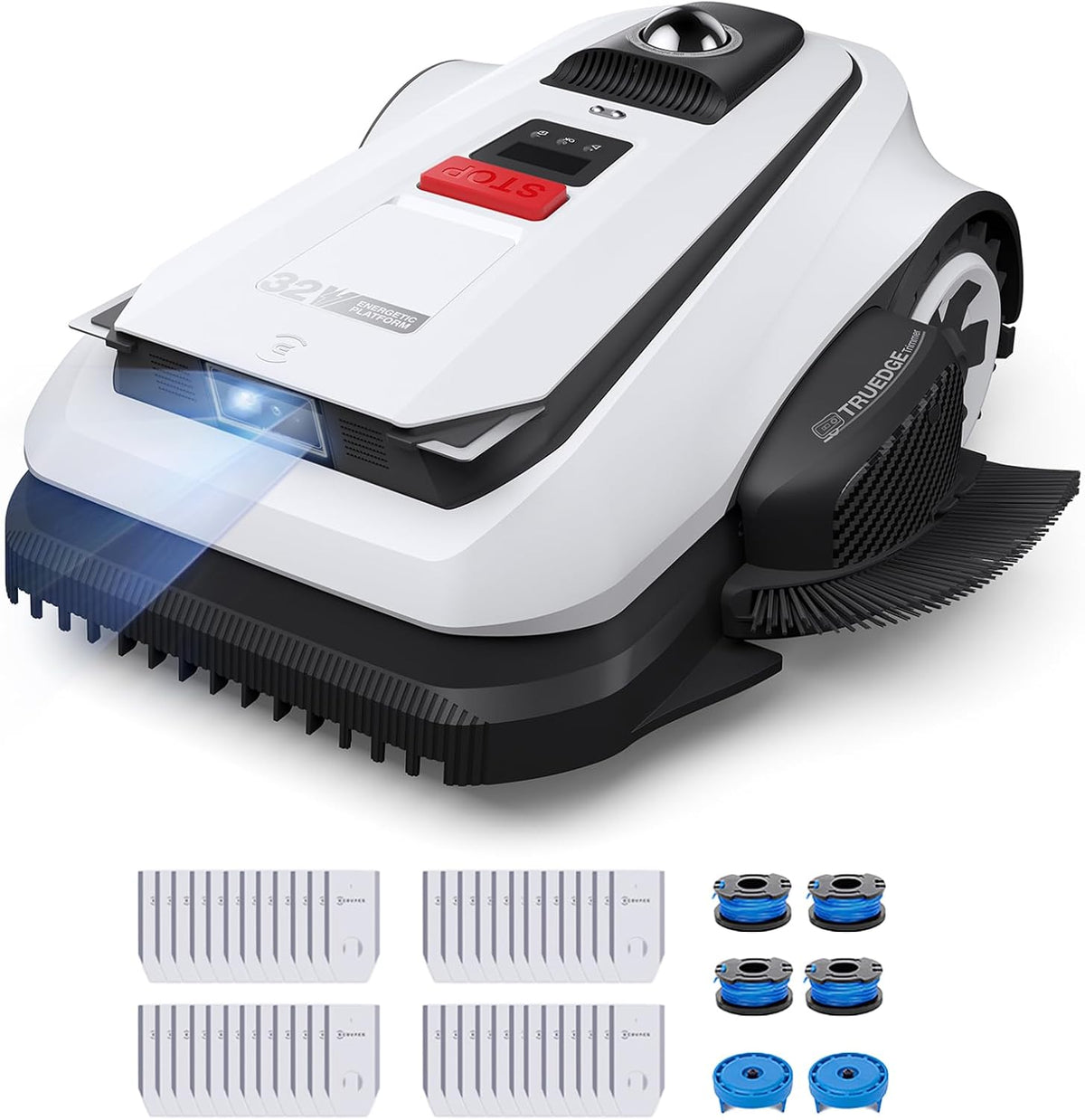 ECOVACS GOAT A1600 PRO LiDAR Care Kit Mähroboter, ohne Begrenzungskabel, 1.600 m², 360° Dual-LiDAR-Navigation, automatische Kartierung