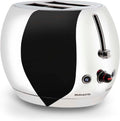 BUGATTI Toaster,   Romeo, Multifunktions-Design-Toaster aus Edelstahl, 7 Röststufen, 4 Funktionen, ohne Zange, 870-1035 W