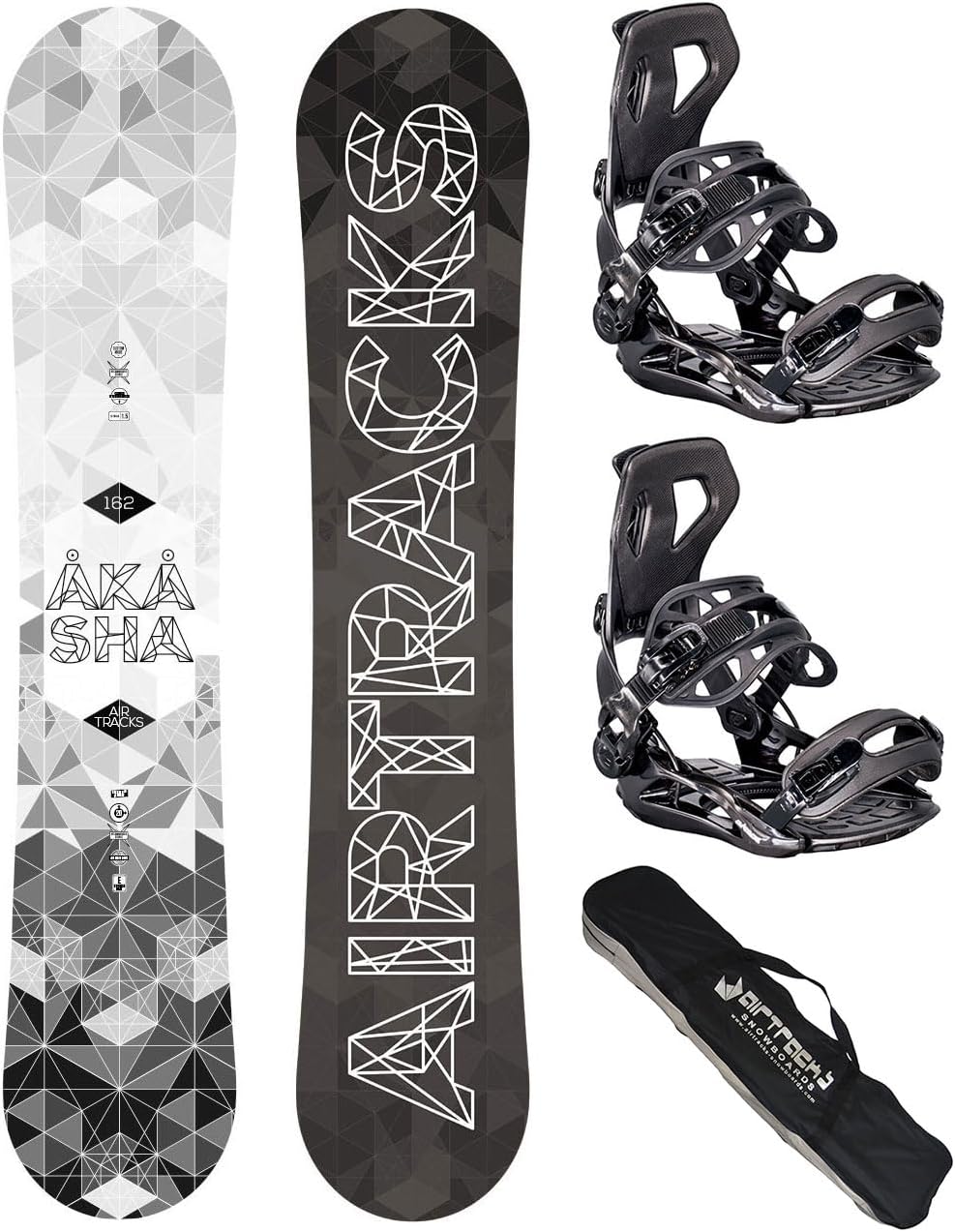 Airtracks Freestyleboards, Herren Snowboard Set