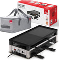 Solis 5in1 Tisch Grill, mit 1400 W, Garten und Küche, Edelstahl, inkl. Transporttasche