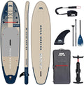 Wellness Point SUP-Board, Double Action Pumpe, Sports III Paddel, Mittelfinne und Sicherheitsleine - Ideal für alle Wassersportar