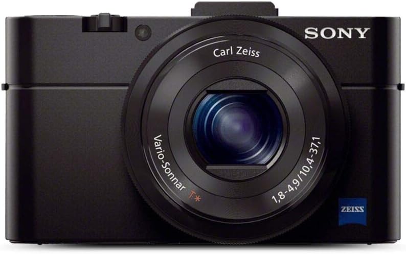 Sony RX100 II Premium Kompakt Digitalkamera, (20 MP, 6 cm (3 Zoll) Display, 1 Zoll Sensor, 28-100 mm F1.8-4.9 Zeiss Objektiv, Wi-Fi