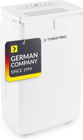 TROTEC Luftentfeuchter,   Luftentfeuchter elektrisch TTK 72 E – Leistung 24 L/Tag – Fläche 50 m²/125 m³ – mit Autoabschaltung – für Wohnung und