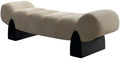 Bett Ottomane Bank aus Massivholz minimalistisch und kreativ Stoff Schuhhocker für Hausschrank Schlafzimmer Ende, Sofa, Eingangsbereich (A