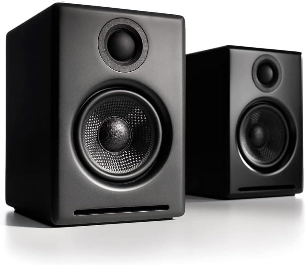 Audioengine Lautsprecher-Systeme, A2 Plus Kabellose Bluetooth-Desktop-Lautsprecher, 60-W-Computerlautsprecher für Musik und Gaming