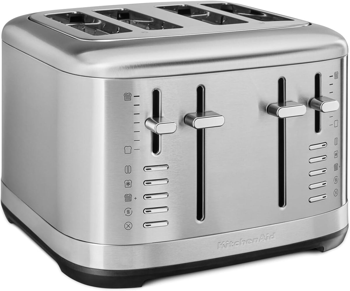 KitchenAid Toaster,   4-Scheiben-Toaster, extra breite Schlitze, zwei unabhängige Steuerungen, 7 Bräunungsstufen, Bagel/Auftau/Aufwärm, Hochhebelift