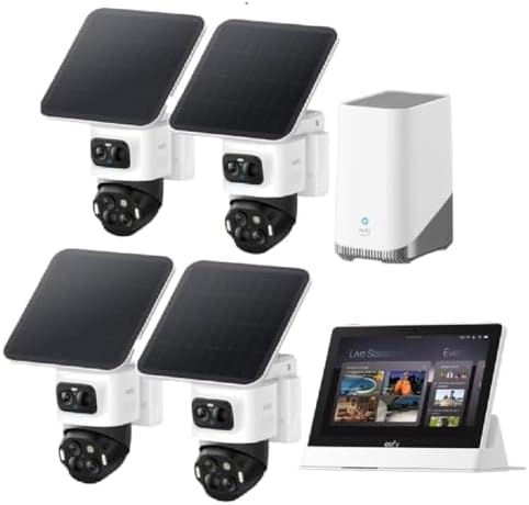 eufy Security S4 4- eufyCam Kamera, Set mit Smart Play, 4K UHD