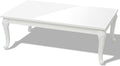 Couchtisch, Wohnzimmertisch Kaffeetisch Tisch 115×65×42 cm Hochglanz-Weiß, vidaXL