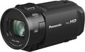 Panasonic HC-V900E-K Full-HD- Camcorder, FHD-Video, 25-mm-F1.8-Weitwinkelobjektiv, 24-facher optischer Zoom, Hybrid OIS+, HDR, Zoom-Mikrofon