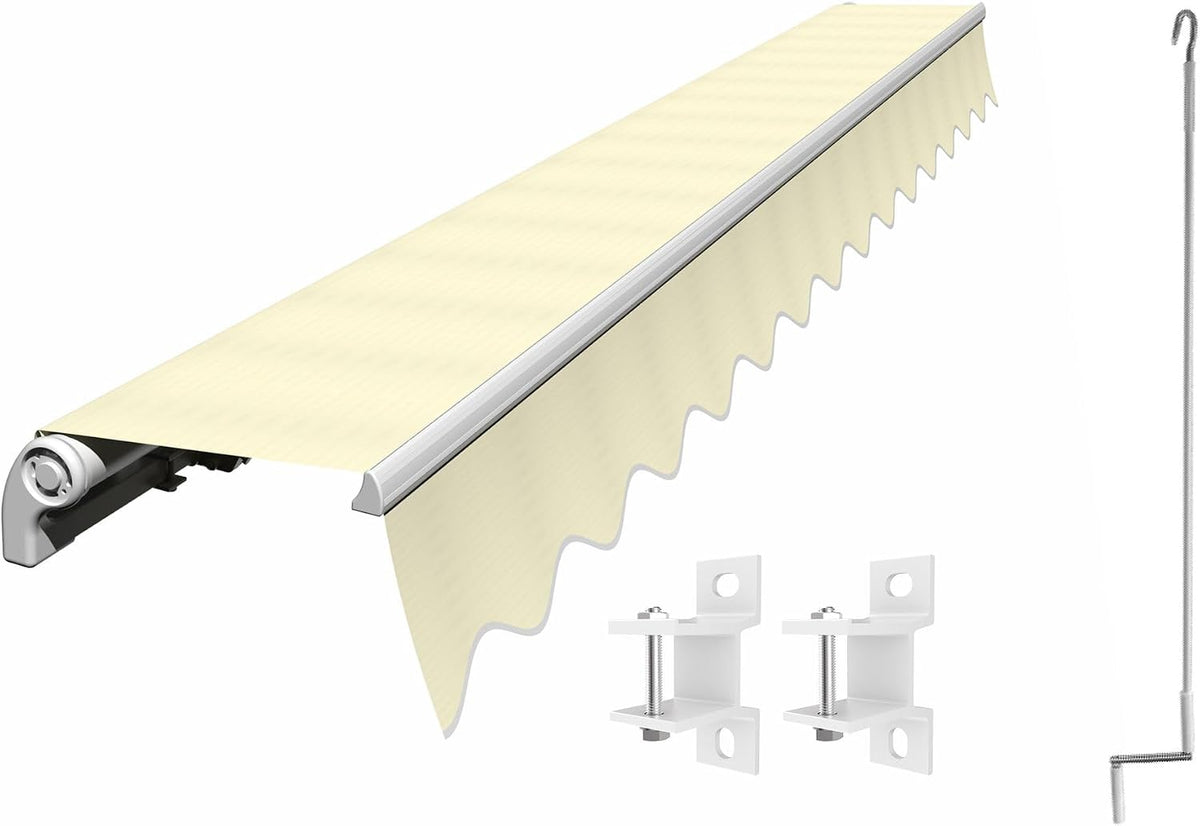 Eclipse 2 5x2m Gelenkarmmarkise Economy Markisen, tuchfarbe: Beige