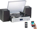 auvisio Plattenspieler,   Plattenspieler/Digitalisierer, DAB+, CD, Bluetooth