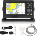Keenso Seenavigation, 8 Zoll Fischfinder Kartenplotter, hohe Genauigkeit GPS BDS wasserdicht Keyed Assist
