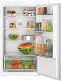 Bosch Kühl-Gefrierkombination, Serie 2 Einbau-Kühlschrank 102.1 x 54.1 cm 165 L Schlepptür KIR31NSE0