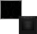 Neff Herdsets, EX4IB0, Einbauherd-Set bestehend aus E1CCD2AK4, N 30, 60 x 60 cm, EasyClean Reinigung, CircoTherm & M56SBF1L0, N 50, Induktionskochfeld