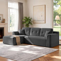 Sofa Eck, Keine Montage erforderlich, modulares Sofa, 244 cm breit, VASAGLE