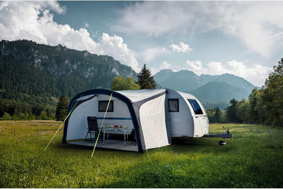 Reimo Sonnensegel,   Sonnensegel Playa Air 300/400cm Sonnenvordach mit Seitenwänden für Wohnwagen, Wohnmobil