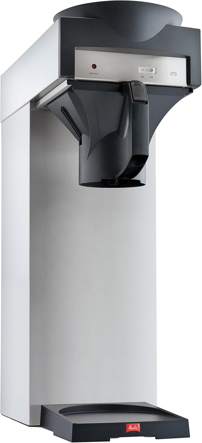 Melitta Filterkaffeemaschinen, 170 MT, 2, Edelstahl/Schwarz