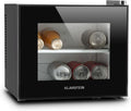 Mini-Kühlschrank Frosty, kompakte Minibar mit Thermoelektrischem Kühlsystem, freistehend, 10 Liter Fassungsvermögen, Kühlung: 12-18 °C, schwarz, 33