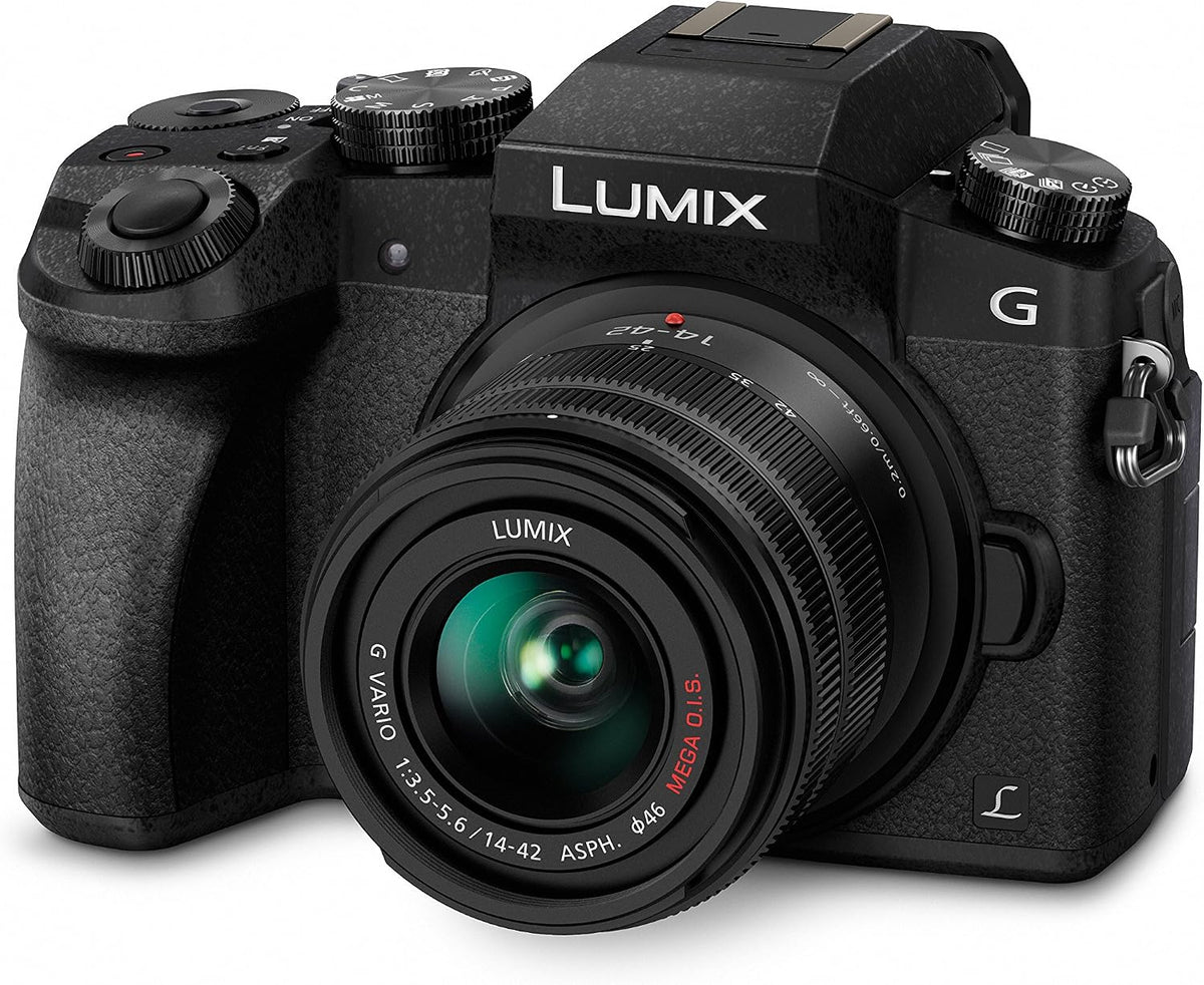 Panasonic Kompakte Systemkameras, DMC-G70KEG-K Lumix Systemkamera (16 Megapixel, 4K Video, 5 cm (3 Zoll) Touchscreen