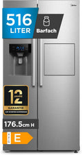 Midea KS-EIX 6.23 Side-by-Side Kühl-Gefrierkombination, 178