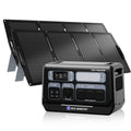 ECO-WORTHY Powerstation,   PS2400W 2048Wh Powerstation mit 2 Stück 200W Solarpanel