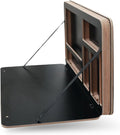 Schreibtisch 80 40 5X 5 5cm Wandtisch klappbar x Stabiler Klapp, mit Laptopfach für 7-16 Zoll, einfache Montage, 45kg Tragkraft (Schwarz), Nordestic