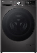 LG F2V7SLIM9B SLIM kompakte Waschmaschine, (9 kg, Energieklasse A-10%, 1.200 U/Min.) mit AI Wash mit AI DD (TurboWash 360°, Allergy Care, AquaLock)
